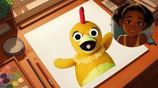 Mira doodles The Chica Show while sharing how she embraces creativity!