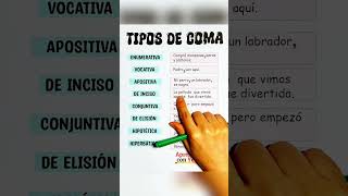 Tipos de comas