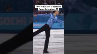 You’re never too old to chase your dreams ⛸️✨ #figureskating #figureskater #yuzuruhanyu #iceskating