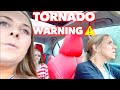 DRIVING IN A TORNADO WARNING + BACK TO SCHOOL SHOPPING | Family 5 Vlogs