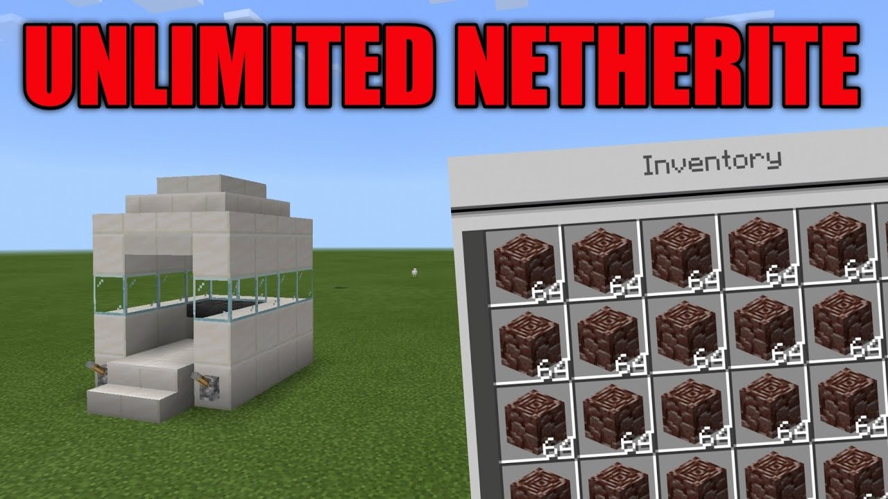 How to make unlimited Netherite farm in Minecraft 