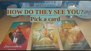 HOW DO THEY SEE YOU RIGHT NOW?❤️ PICK A CARD❤️SEAWITCHTAROT🗝️| ❤️ timeless reading