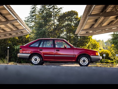 So Red It Hurts: 1989 Ford Escort LX Tour and Drive