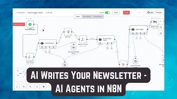 AI Newsletter Workflow with n8n | 3 Agents, Automated Research to Gmail Draft