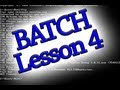 Batch Programing: Lesson 4 (How to Copy,Move and Rename files + MORE)