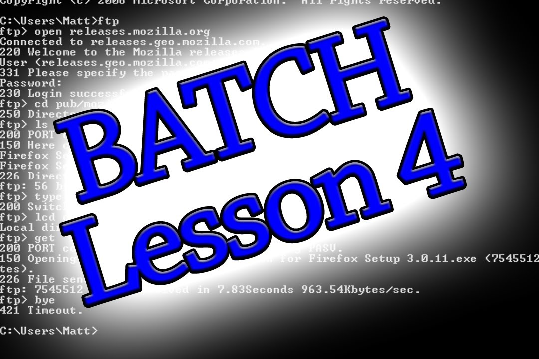 Batch File Copy File To Another Location