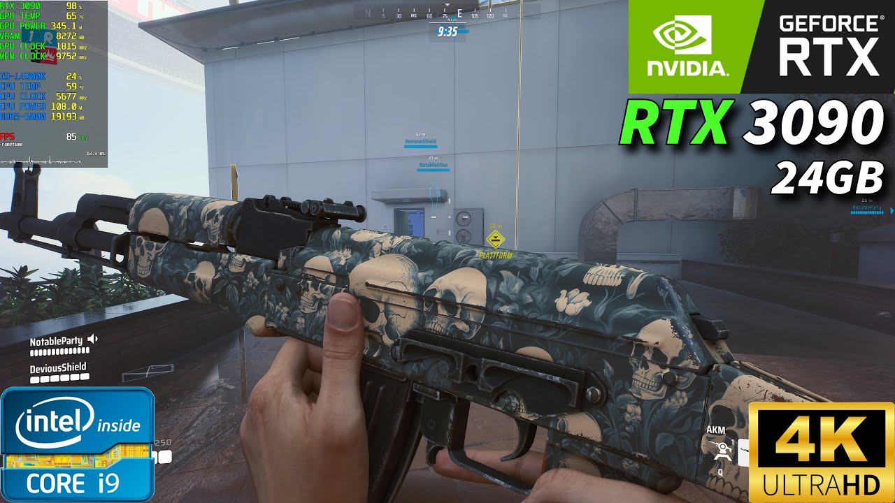 The Finals | RTX 3090 24GB | i9-14900K | 4K | DLSS Quality | RTX ON ...