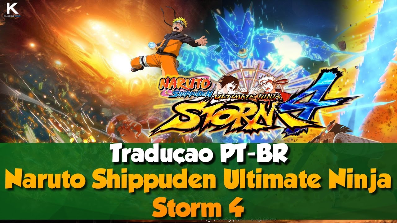 Como colocar Dublagem Portugues no jogo Naruto Shippuden Ultimate Ninja  Storm 4 