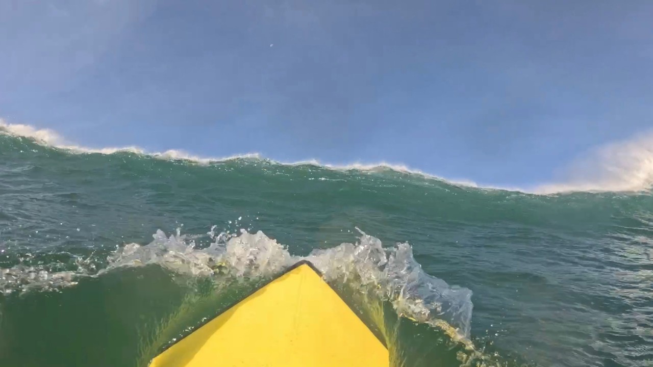What it's like surfing Nazare