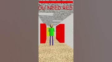 Tried the “wrong answers” run #baldisbasics #baldi #games #shorts