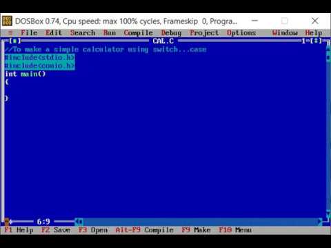 C Program to Make a Simple Calculator Using switch...case - YouTube