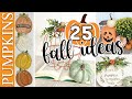 25 ADORABLE Dollar Tree Pumpkins Ideas | EASY DIY Crafts For The Fall