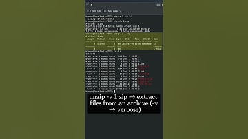 🐧 Linux CLI 39c 🐧 zip command 🐧 #linux #shell #cli #konsole #ubuntu #fedora #opensuse