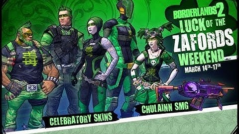 BORDERLANDS 2 | NEW Skins and Shift Code SMG!!! March 14th-17th