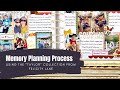 Memory Planning Process - October 5th-11th