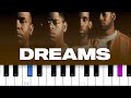 Boyz II Men - Dreams (piano tutorial)