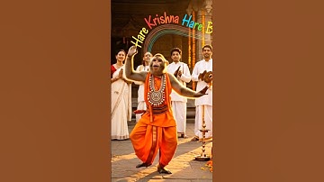 Hare Krishna hare bol ai #monkey #trending #Viral #shortvideo 🥰🙏