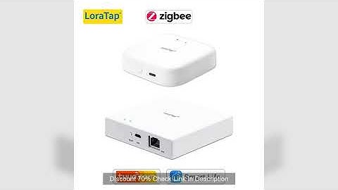 LoraTap Tuya Multi-mode WiFi ZigBee 3.0 Bluetooth Mesh Gateway Hub Bridge Wireless and Wired Smart L