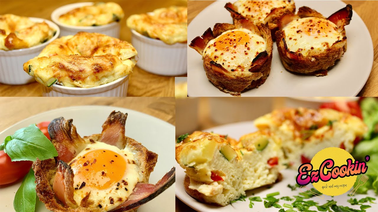 2 Easy Ways to Bake EGGS IN RAMEKINS 🐣 Puffy OMELETTE & SUNNY SIDEUP