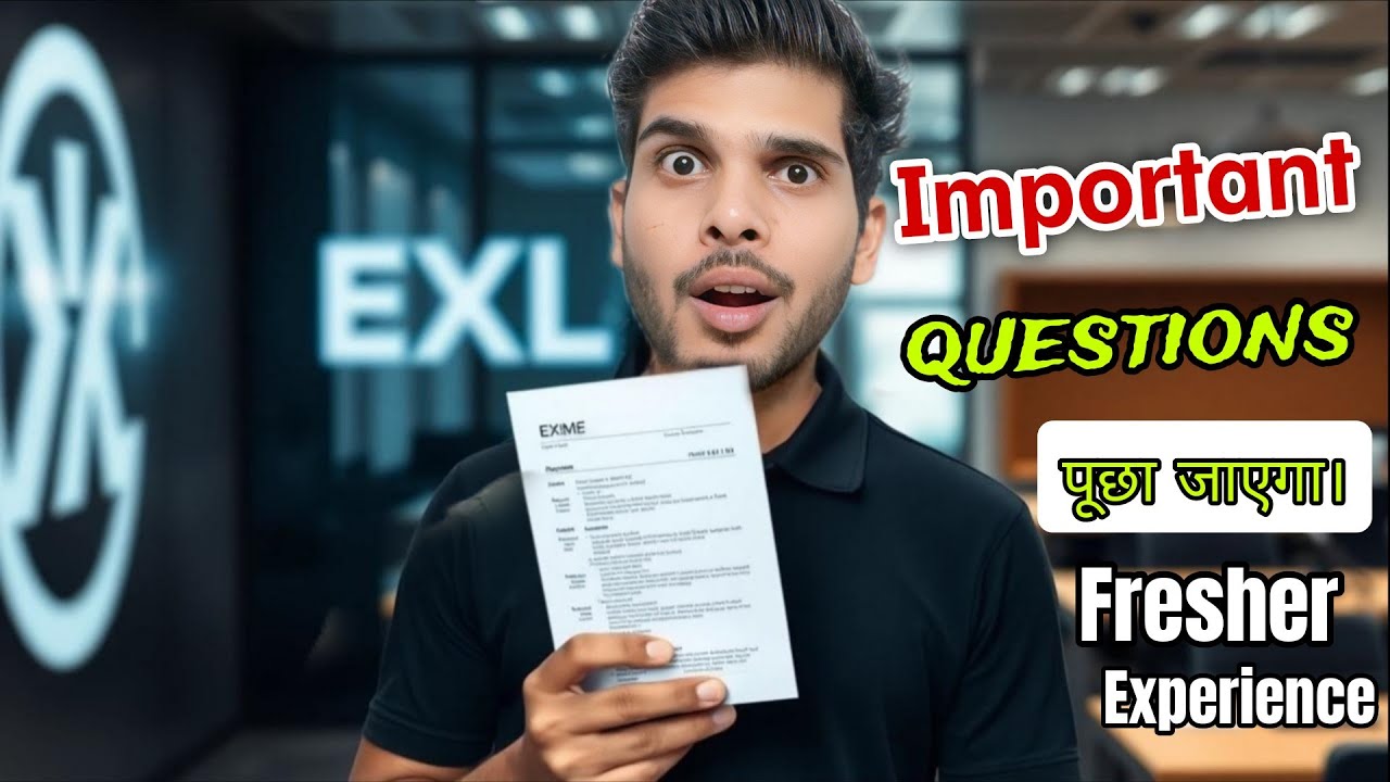 EXL Most Important Interview Questions | EXL Interview Questions and ...