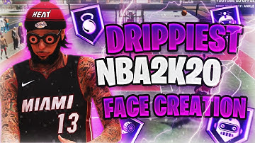 NBA2K20 MOST DRIPPIEST FACE CREATION (MYPLAYER APPEARANCE)
