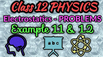 Class 12 Physics electrostatics Example 1.1 & Example 1.2