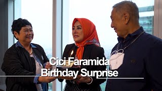 Cici Faramida Birthday Surprise