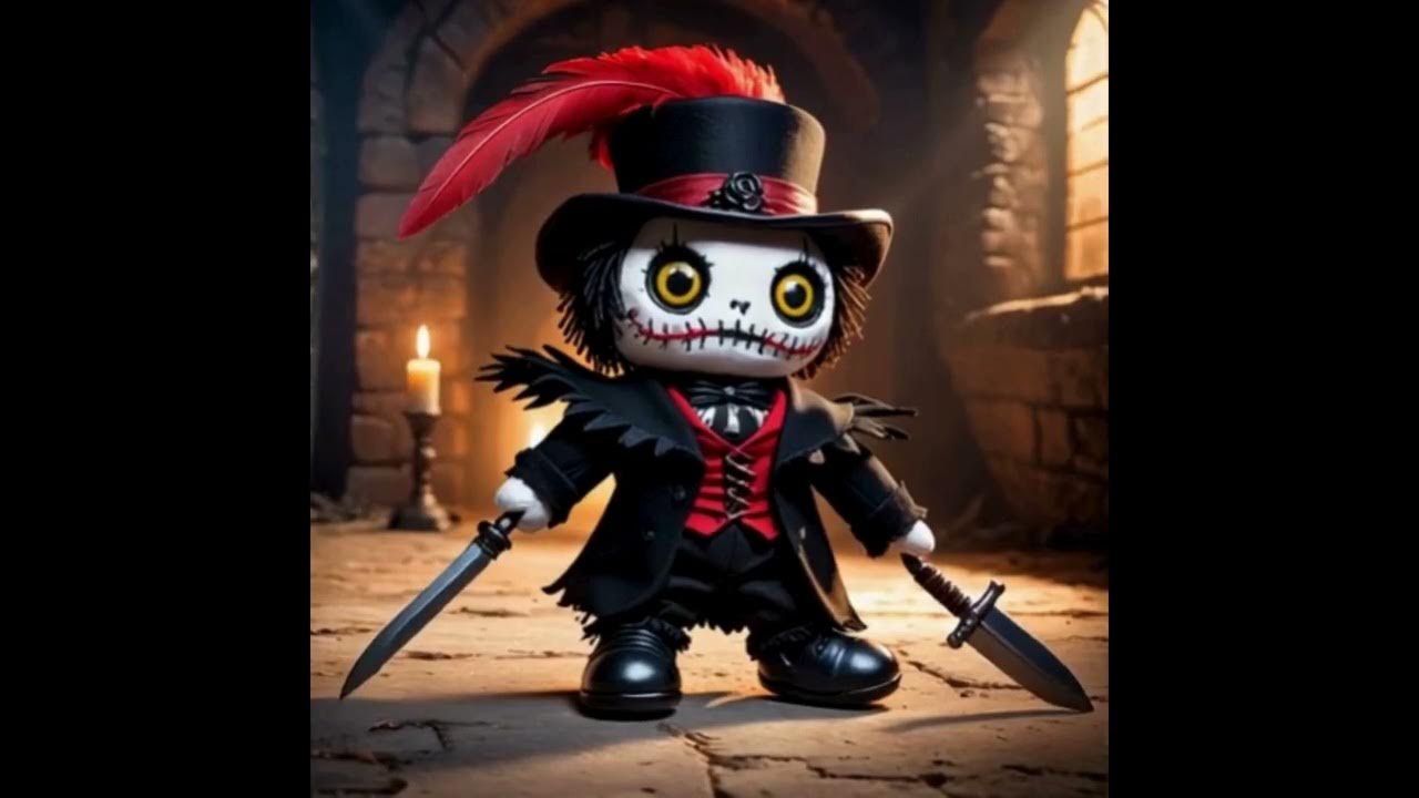 Desenhe comigo Halloween 2024 Bonecos voodoo YouTube