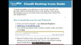 Video Guide Install Desktop Icon For Windows 8