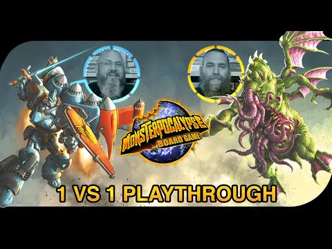 Click to play video: Monsterpocalypse Board Game - 1 vs 1 game