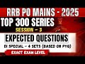 🔥✅Top 300 Mains Series | DI Special - 4 sets | Exact Exam Level | RRB PO/Clerk Mains - 2025 |
