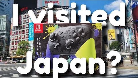I bought a SPLATOON Pro Controller from JAPAN!!