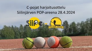 Harjoitusottelu C-pojat:  SiiPe vs PuPe, POP-areena, Siilinjärvi 28.4.2024