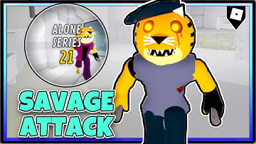 How to get “ALONE SERIES 21 -SAVAGE ATTACK-“ BADGE IN ALTERNATE PIGGY ROLEPLAY | ROBLOX