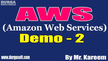AWS tutorials || Demo - 2 || by Mr. Kareem On 29-04-2021 @7AM IST