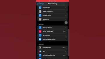 Accessibility shortcut 😇