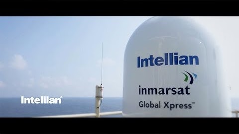 Intellian GX terminal testing at sea