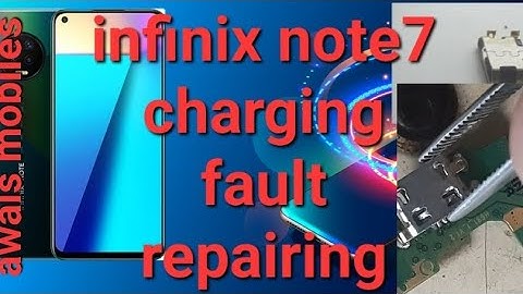 charging not save fault solution infinix note7 charging jack change