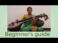 Saraswathi veena  beginners guide  1  watch and play along series