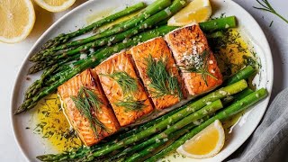 Grilled Salmon With Asparagus