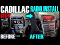 CADILLAC CTS-V / CTS - SONY DOUBLE DIN RADIO INSTALL USING METRA PARTS