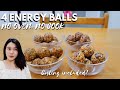 No Bake Healthy Energy Balls | 10 min only!