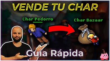 ¿CÓMO VENDER TU PERSONAJE EN EL CHAR BAZAAR? 🤑💰 Tutorial paso a paso 👣 Guía Rápida