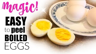 In this video, i'll show you a hack for how to make hard boiled eggs
easy peel each and every time! i'm going share the secret getting
perfect h...