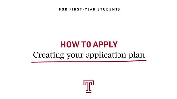 How to Apply to Temple University