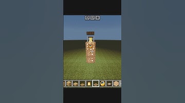 working Clock tower #shorts #minecraft #minecraftshorts