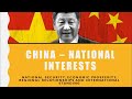 Vce global politics  china  national interests national security