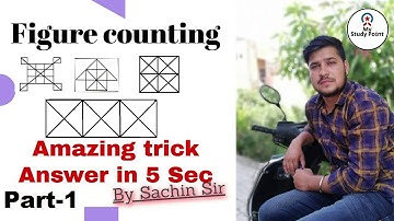 Best Trick for Counting Figures Part-1 Triangle counting in hindi II Amazing tricks by Sachin Sir