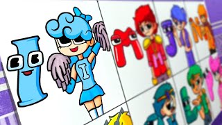 Drawing Alphabet Lore Real Life Part 2/Humanized Alphabet Lore IMJNKOLP (Random) #48