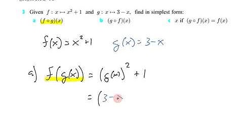 IB SL Math Topic 2 1 3 1 Composite Functions